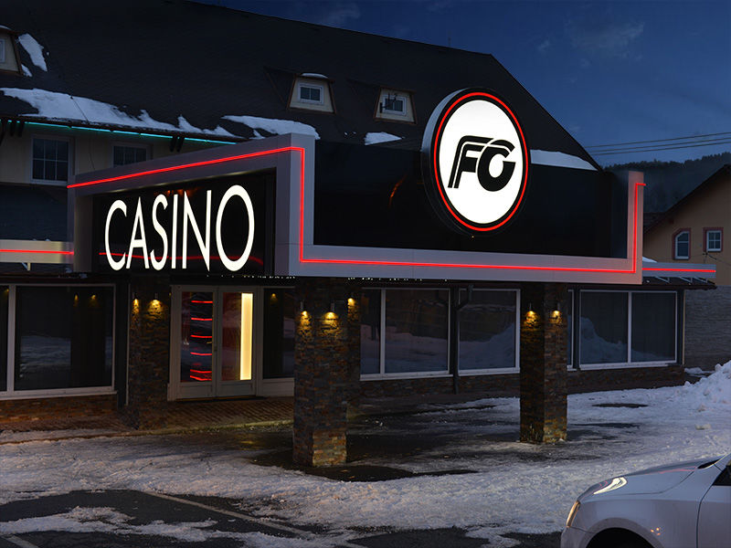 Casino, světelná výzdoba
