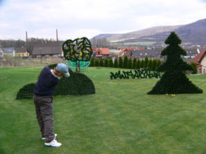 PVC dekorace na golf